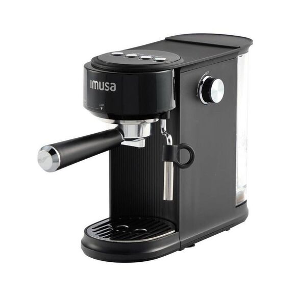 IMUSA -SlimBrew Espresso Cappuccino Maker Black